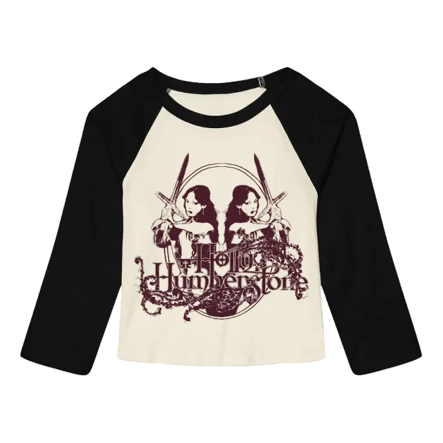 Polydor Double Sword baby tee maglietta cropped elasticizzata