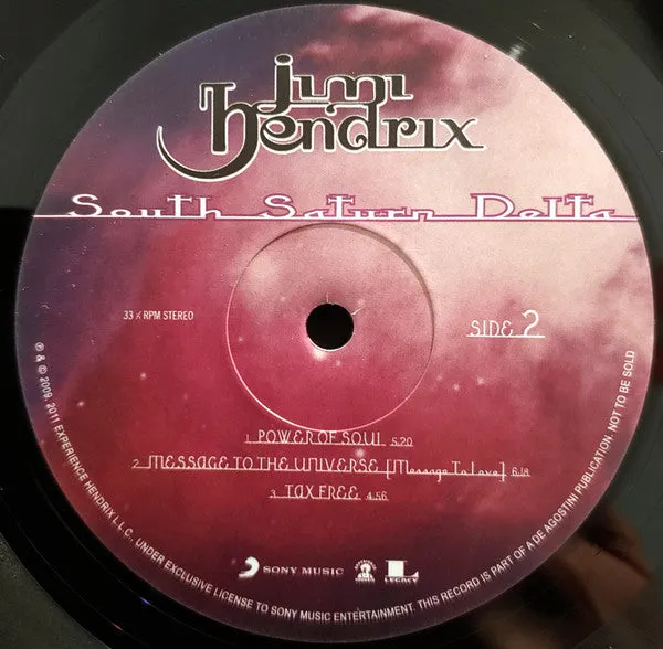 Jimi Hendrix South Saturn Delta doppio vinile 2xLP 180