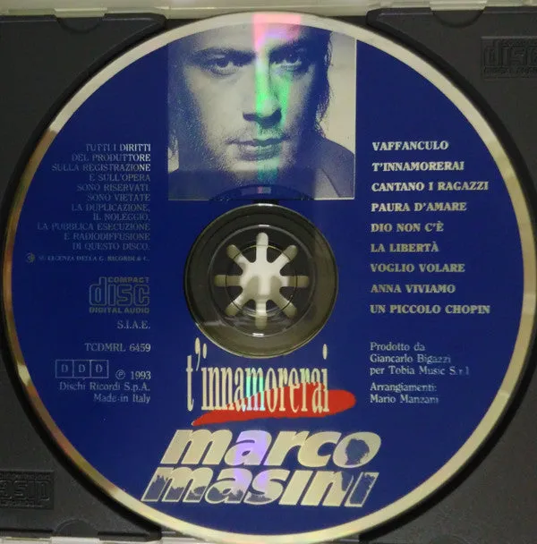 Marco Masini T'Innamorerai CD album pop usato VG+