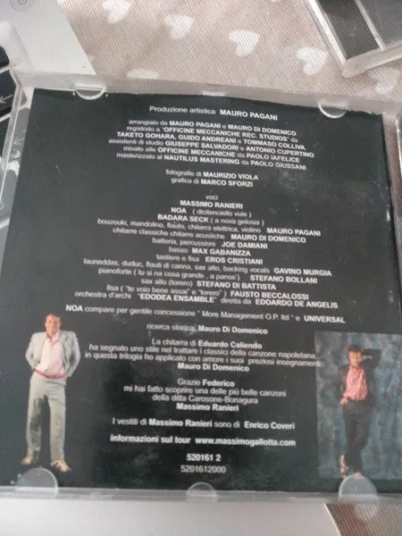 Massimo Ranieri Accussi Grande CD album napoletana
