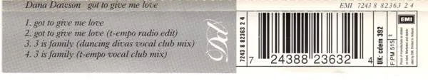 Dana Dawson Got to Give Me Love maxi CD usato