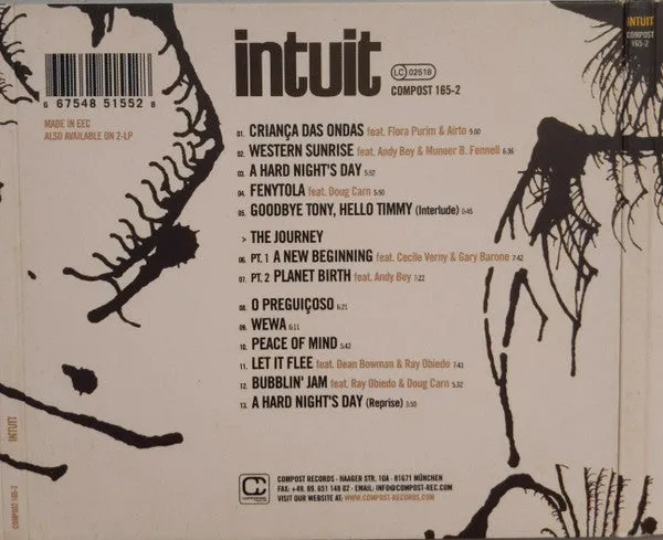 Intuit Intuit CD album VG+ future jazz