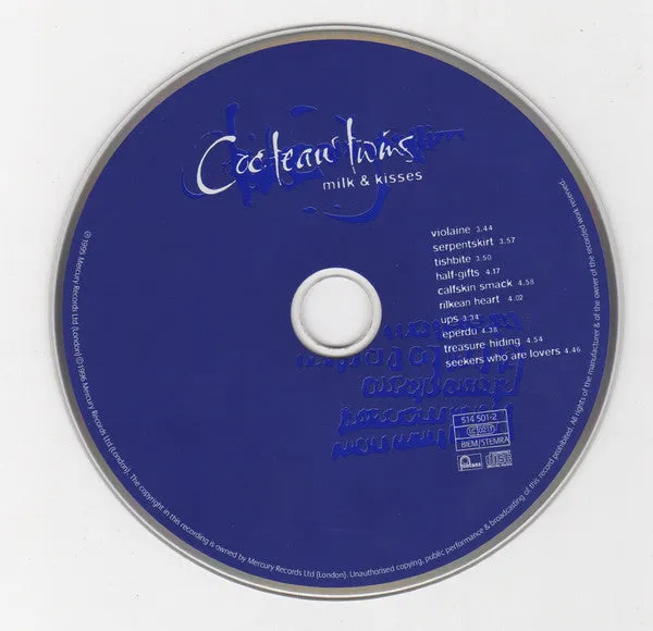Cocteau Twins Milk & Kisses CD album 1996