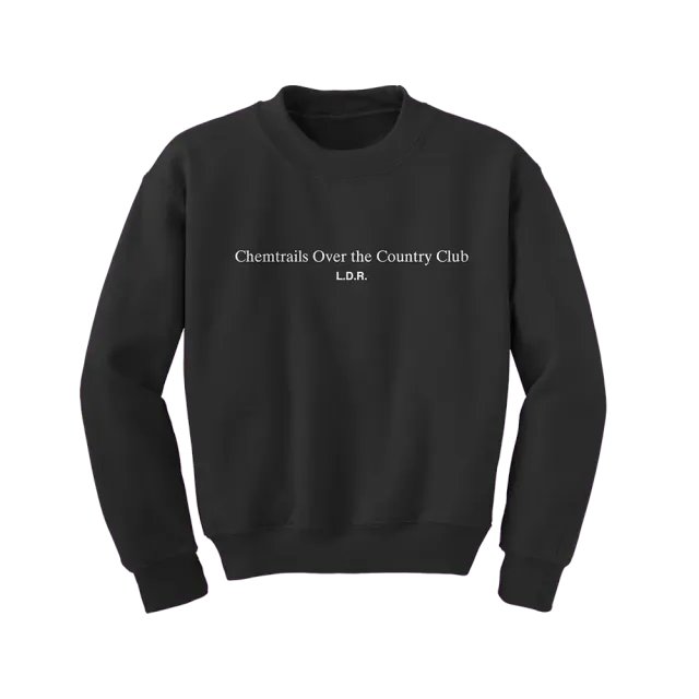 Lana Del Rey Chemtrails Over The Country Club felpa nera unisex