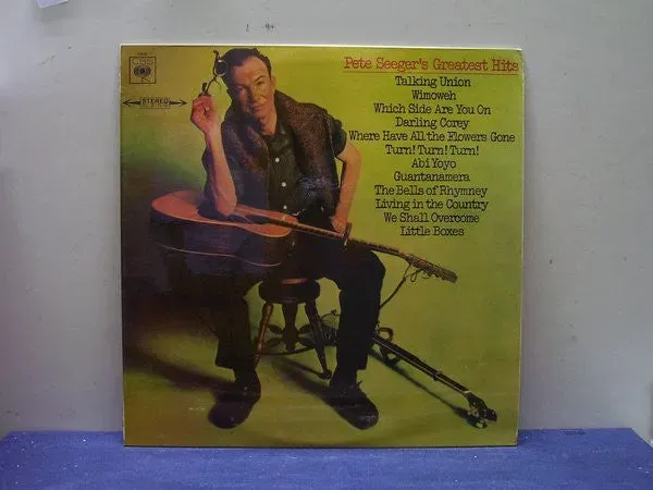 Pete Seeger Greatest Hits vinile LP folk 1968