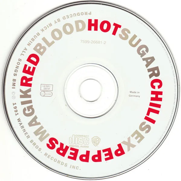 Red Hot Chili Peppers Blood Sugar Sex Magik CD funk