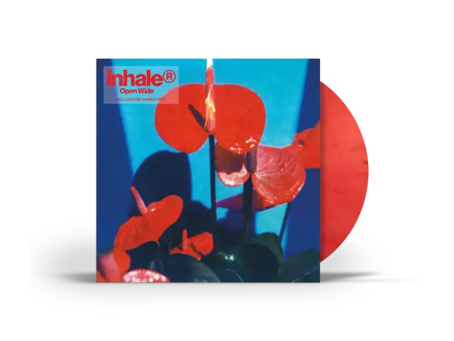 Inhaler Open Wide vinile LP rosso marmo gatefold