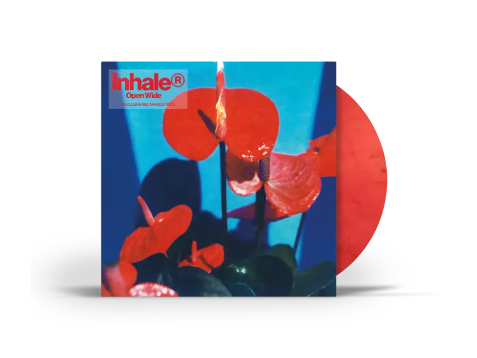 Inhaler Open Wide vinile LP rosso marmo gatefold
