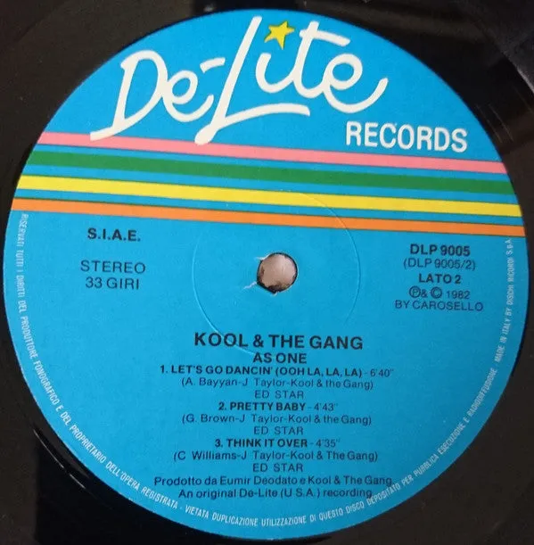 Kool & The Gang As One LP funk disco 1982 originale