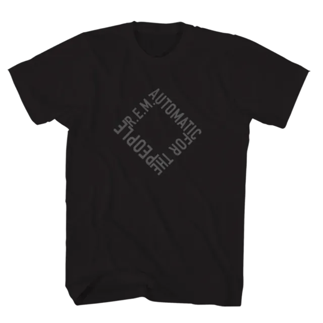 R.E.M. Automatic For The People t-shirt nera cotone