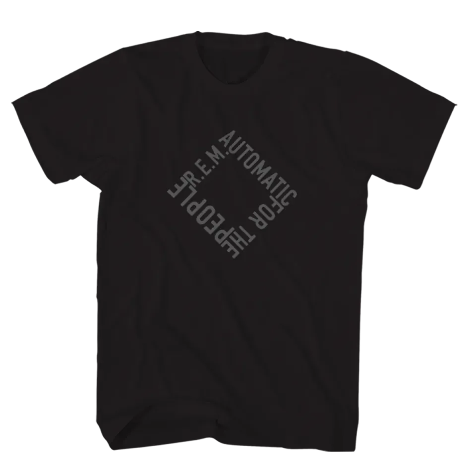 R.E.M. Automatic For The People t-shirt nera cotone