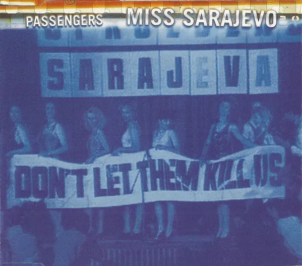 Passengers Miss Sarajevo CD singolo PDO 1995 Island