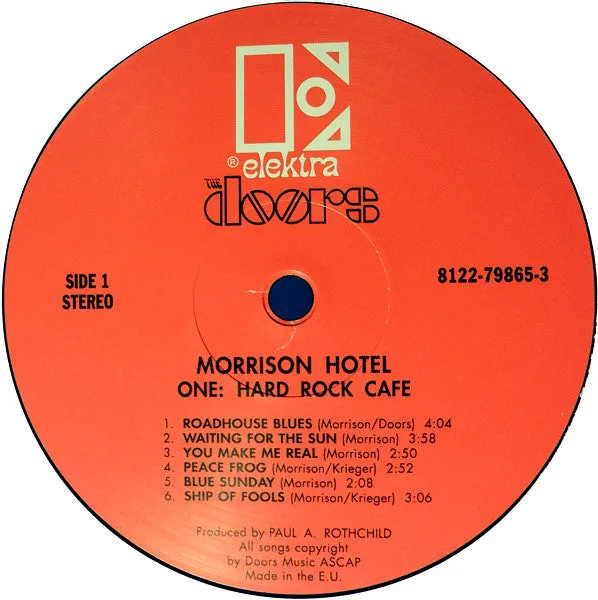 The Doors Morrison Hotel LP 180g gatefold Mint