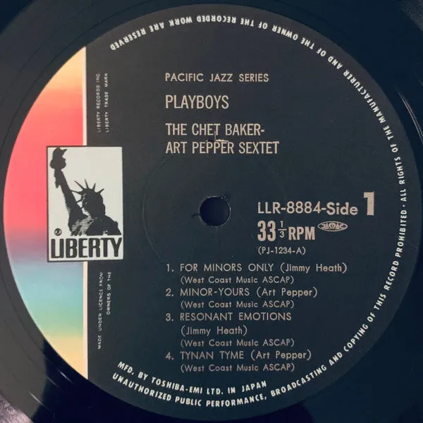 Chet Baker & Art Pepper Playboys vinile LP mono Giappone cool jazz