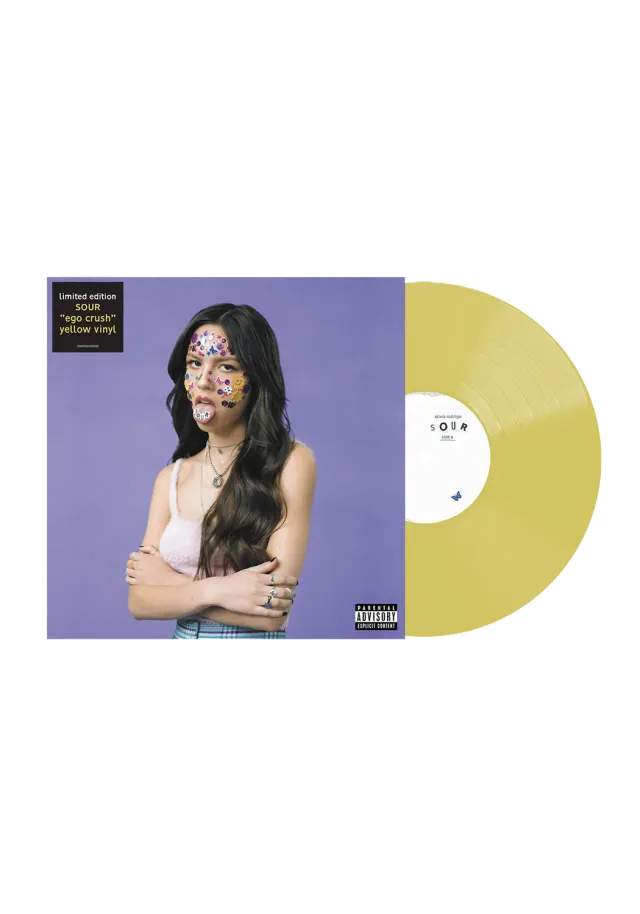 Olivia Rodrigo Sour Vinile Giallo Ego Crush LP