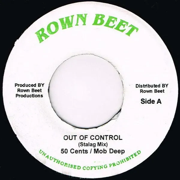 50 Cent Out Of Control / Players Only 7" vinile stalag mix