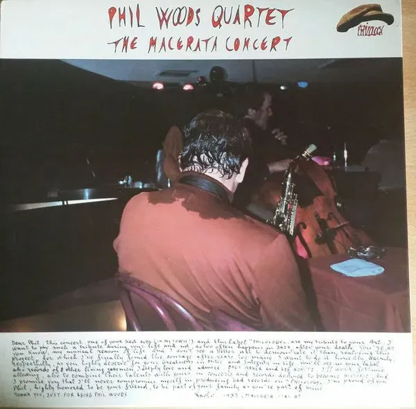 Phil Woods Quartet The Macerata Concert box 3 LP