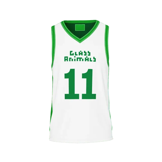 Glass Animals canotta basket jersey poliestere taglia S