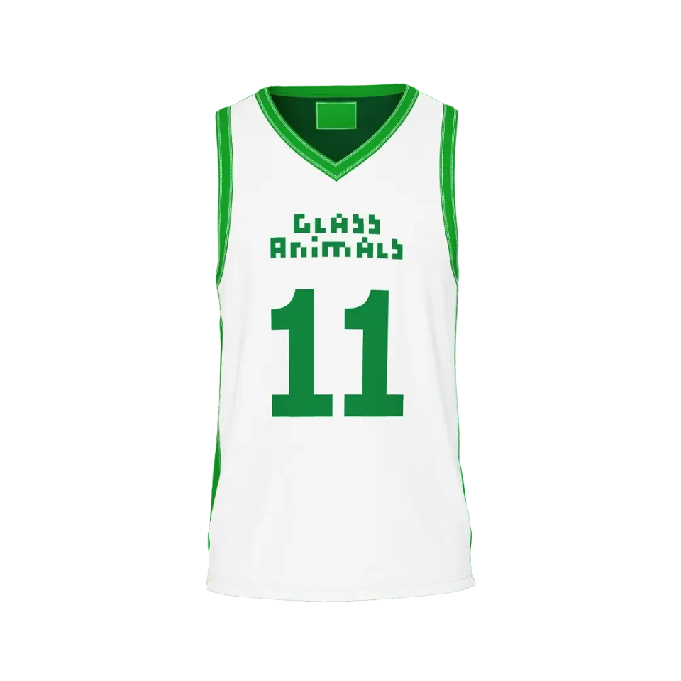 Glass Animals canotta basket jersey poliestere taglia S