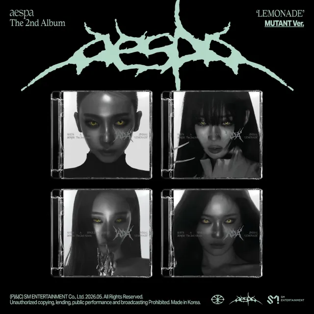 Polydor Records aespa Lemonade Mutant Ver. CD + photocard