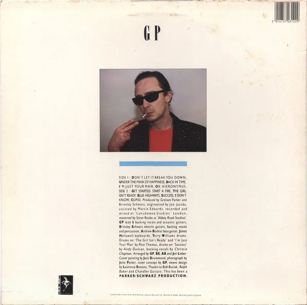 Graham Parker The Mona Lisa's Sister vinile LP 1988 NM