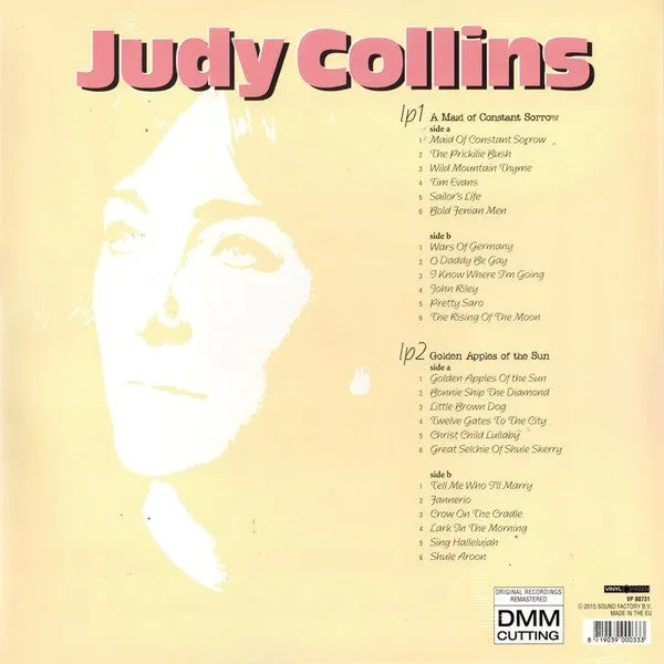 Judy Collins Golden Voice of Folk doppio vinile folk nuovo