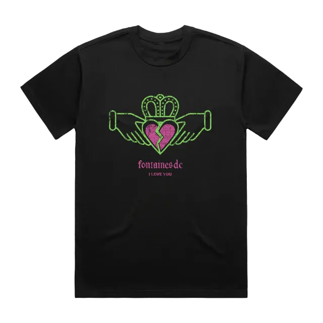 Fontaines D.C. I Love You T-shirt nera lyric