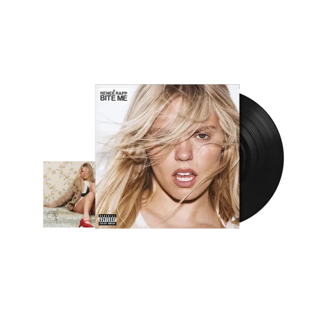Reneé Rapp Bite Me vinile nero LP + art card firmata