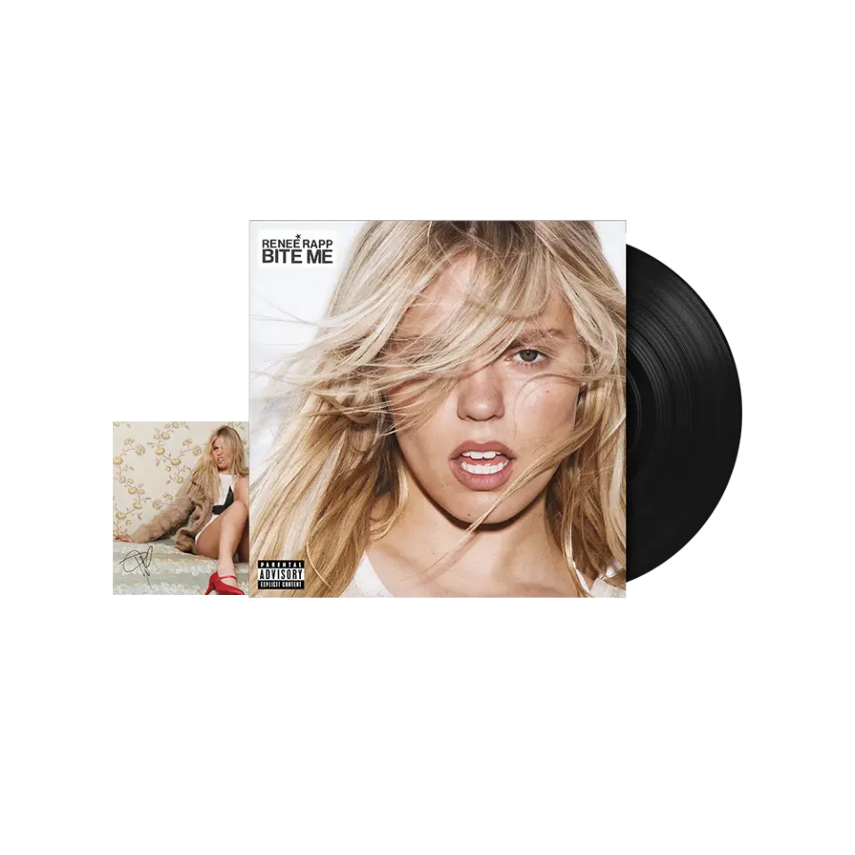 Reneé Rapp Bite Me vinile nero LP + art card firmata