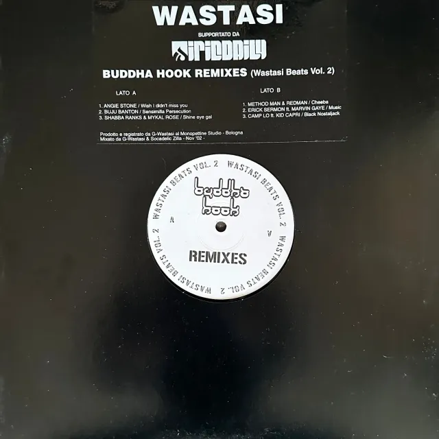 Gopher Buddha Hook Remixes Wastasi Beats Vol.2 vinile 12"