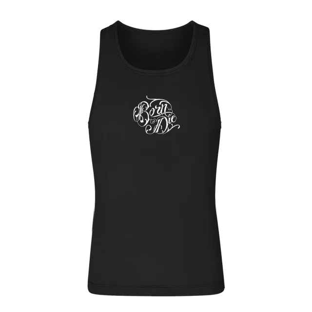 Polydor Records Black Tank Top canotta nera cotone