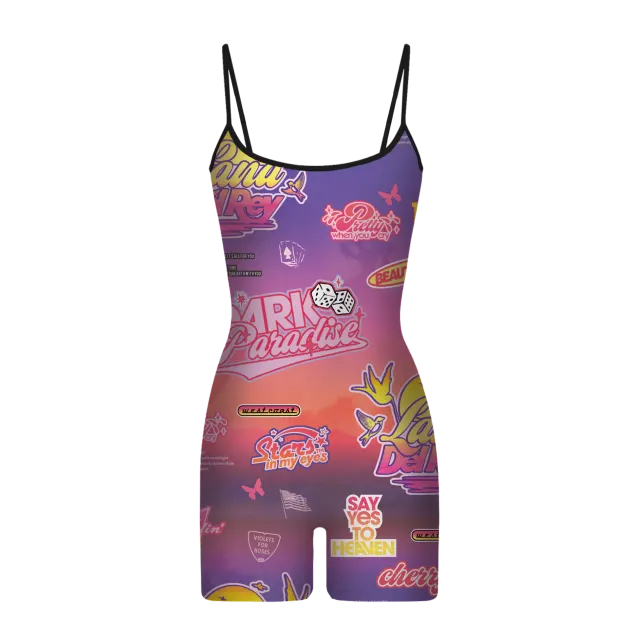Polydor Bodysuit Paradise Print body poliestere