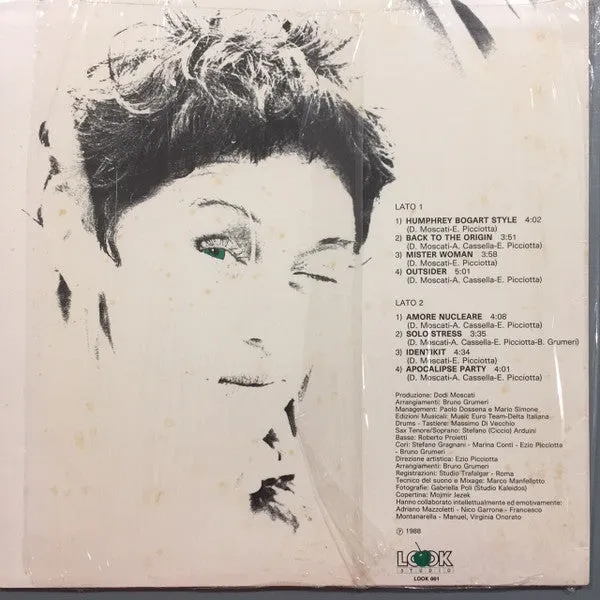 Dodi Moscati Mister Woman vinile LP album 1988 NM