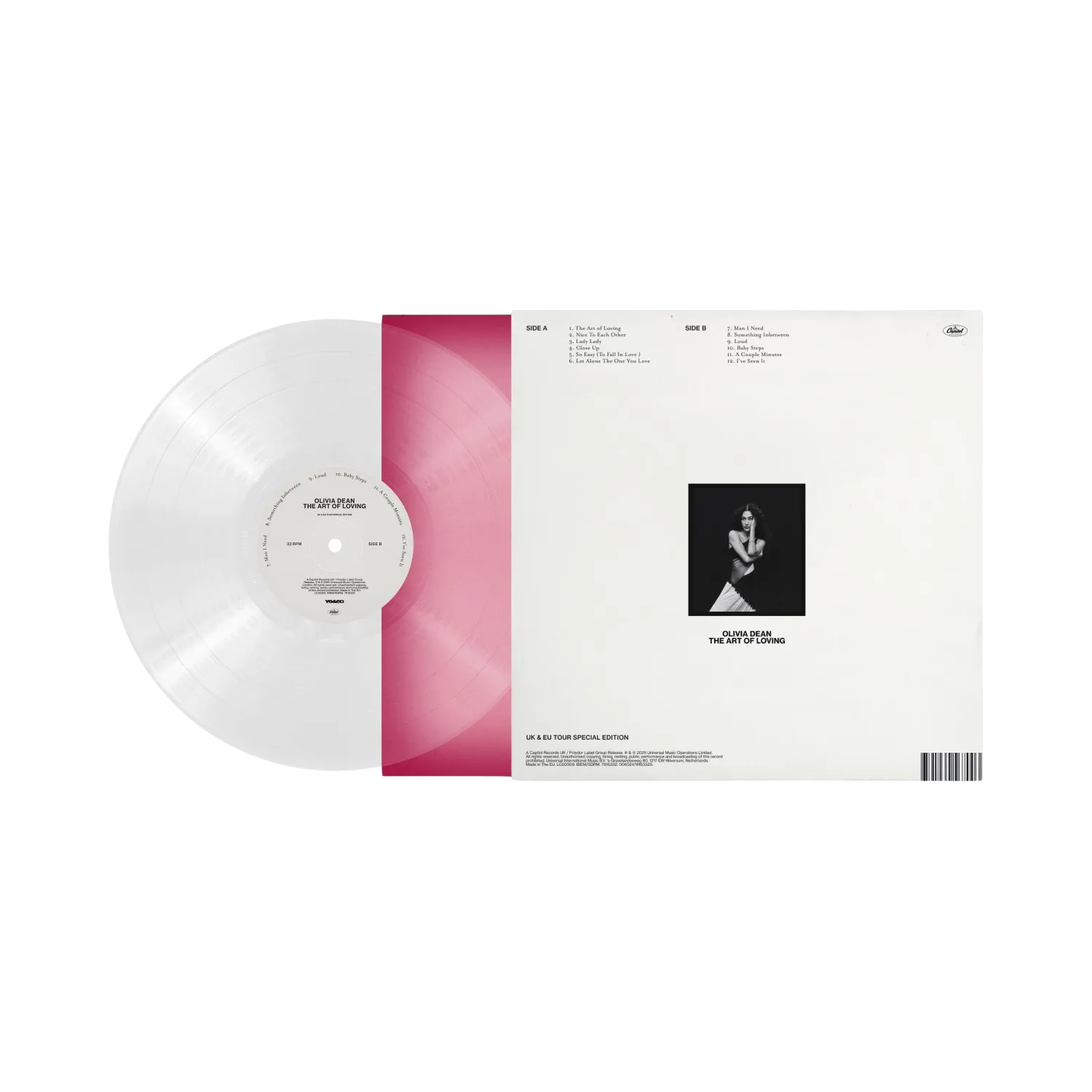Olivia Dean The Art of Loving Vinile LP Clear Tour
