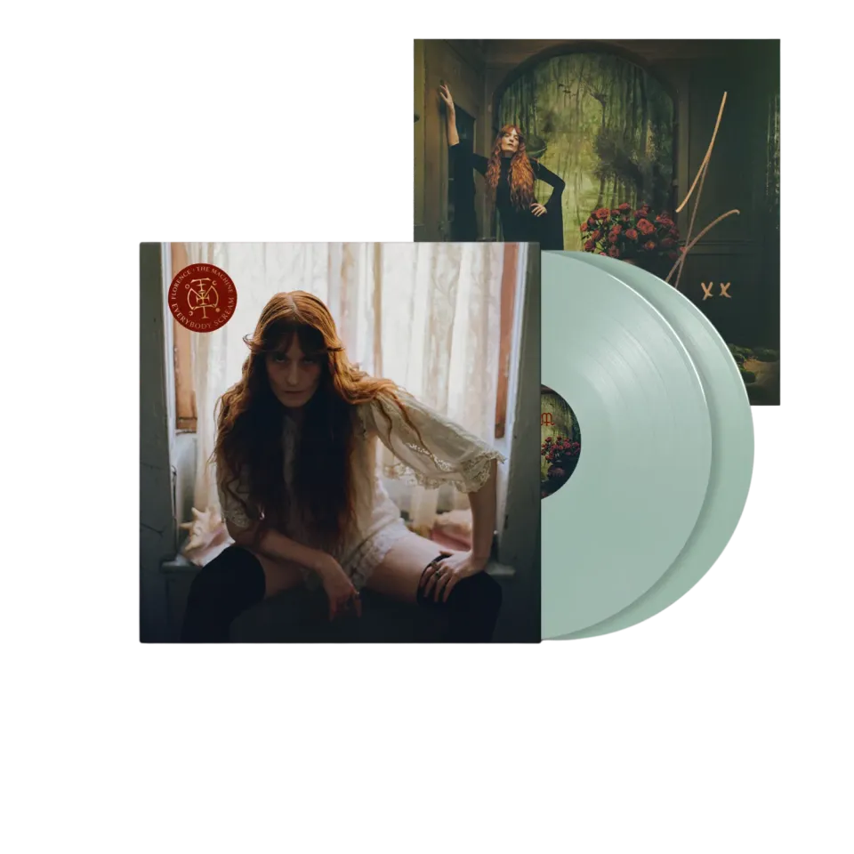 Polydor Everybody Scream Florence vinile LP blu + firma