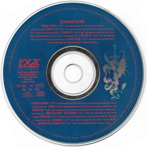 Snap! The Madman's Return CD album ristampa tedesca VG+