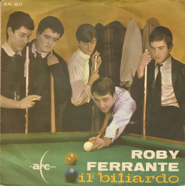 Roby Ferrante Il Biliardo 45 giri 7" mono 1964