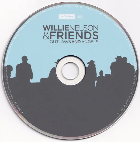 Willie Nelson Outlaws And Angels CD live 2004 country