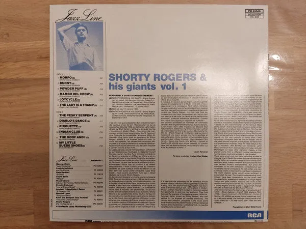 Shorty Rogers Giants Vol.1 vinile LP mono jazz