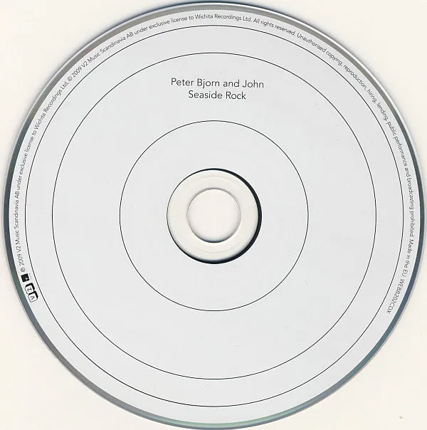 Peter Bjorn And John Living Thing Seaside Rock CD deluxe indie rock
