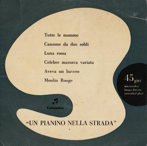 Un Pianino Nella Strada vinile 7" EP usato VG+
