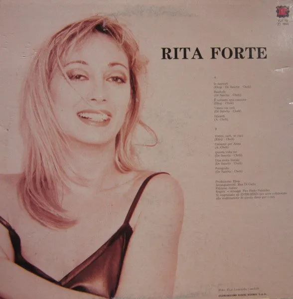 Rita Forte Rita Forte LP vinile 1991 pop chanson