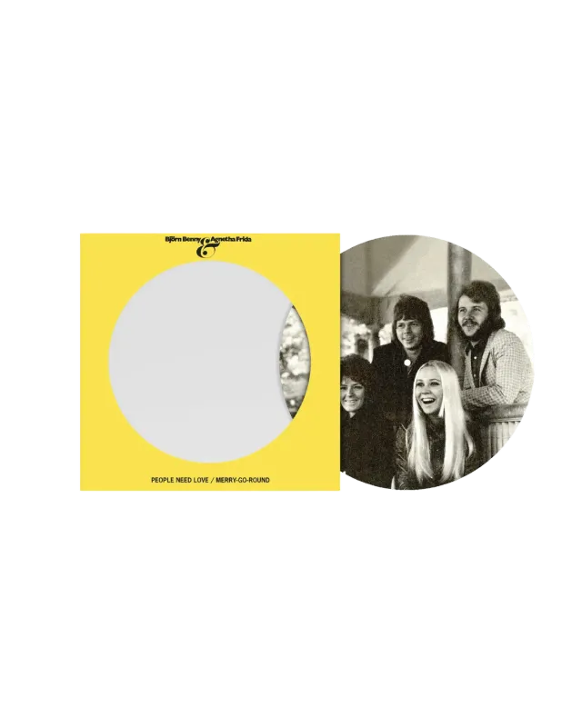 ABBA People Need Love Merry-Go-Round picture disc 7"