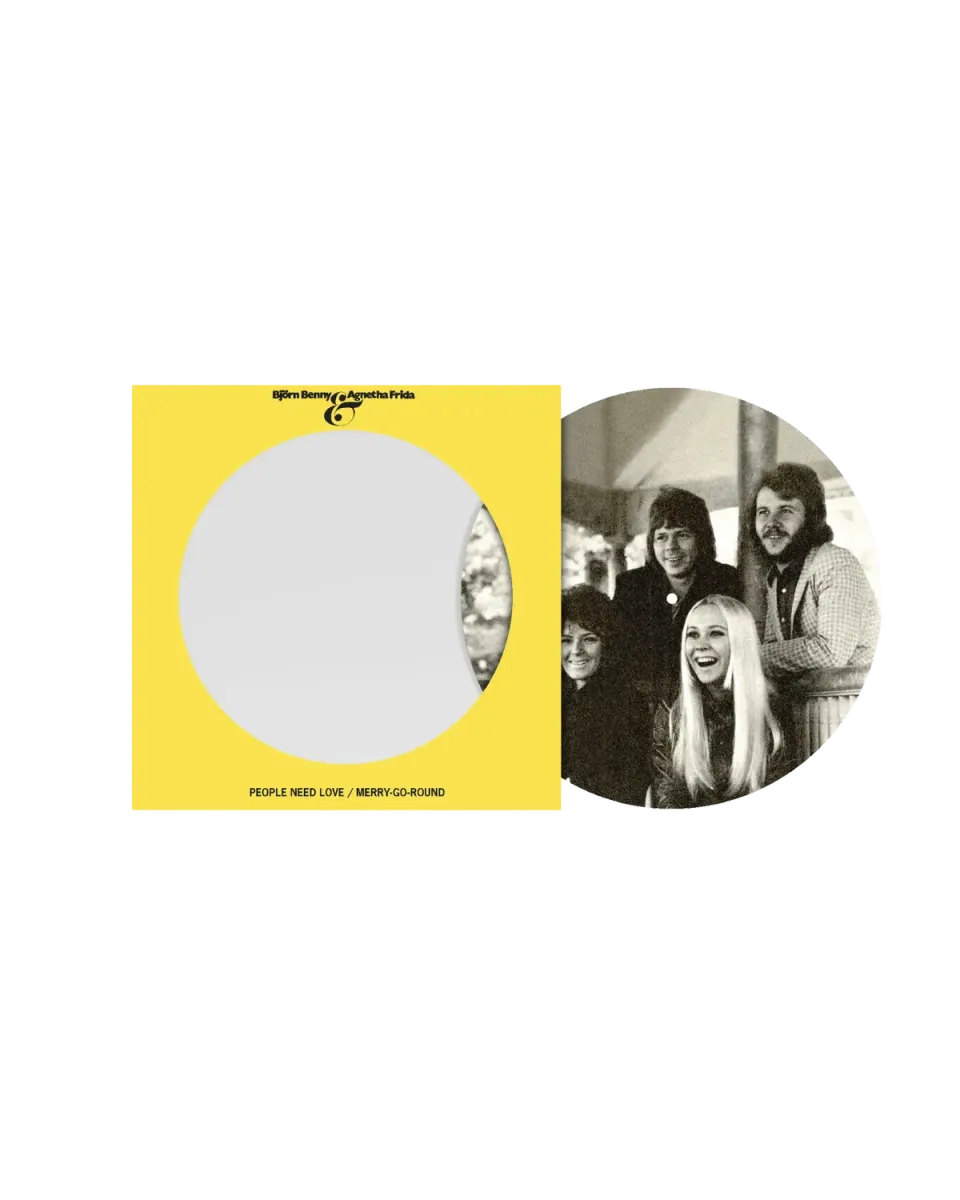 ABBA People Need Love Merry-Go-Round picture disc 7"