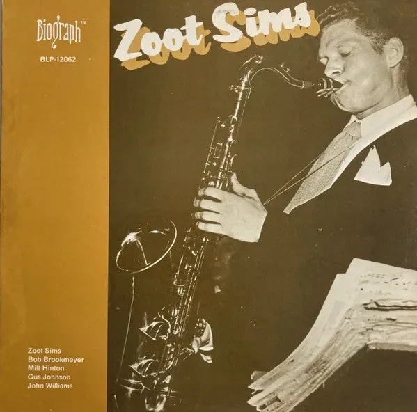 Zoot Sims One To Blow On vinile LP post-bop