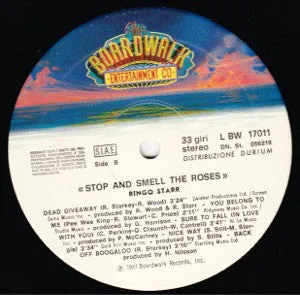 Ringo Starr Stop And Smell The Roses vinile LP pop rock