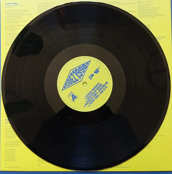 Coez 1998 vinile LP nuovo pop rap