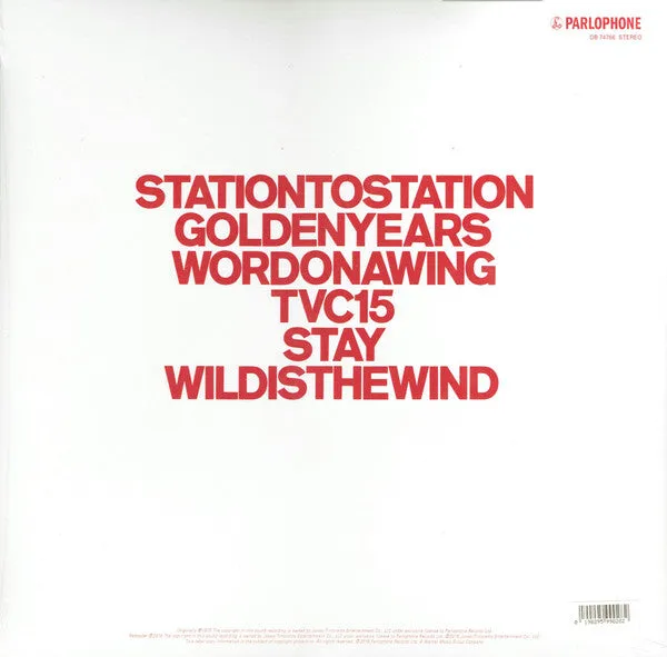 David Bowie Station To Station LP vinile 180g remaster