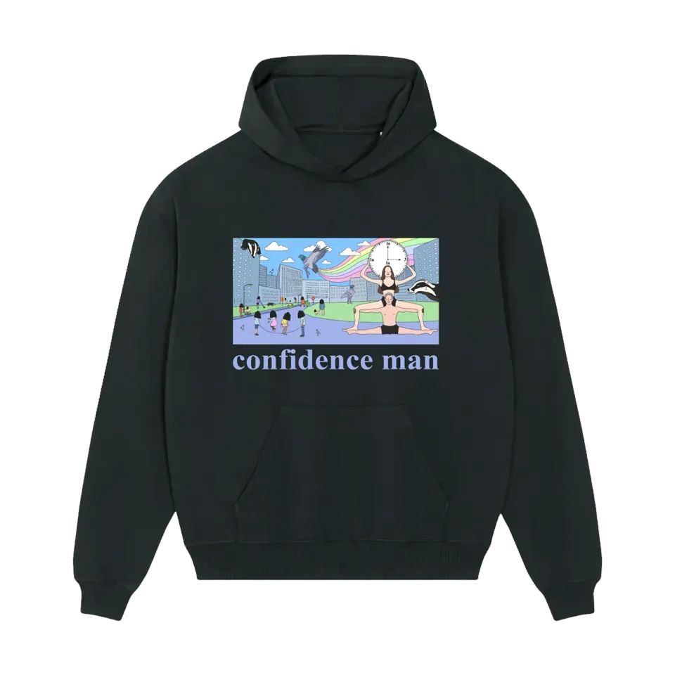 3AM La La La felpa hoodie stampa frontale
