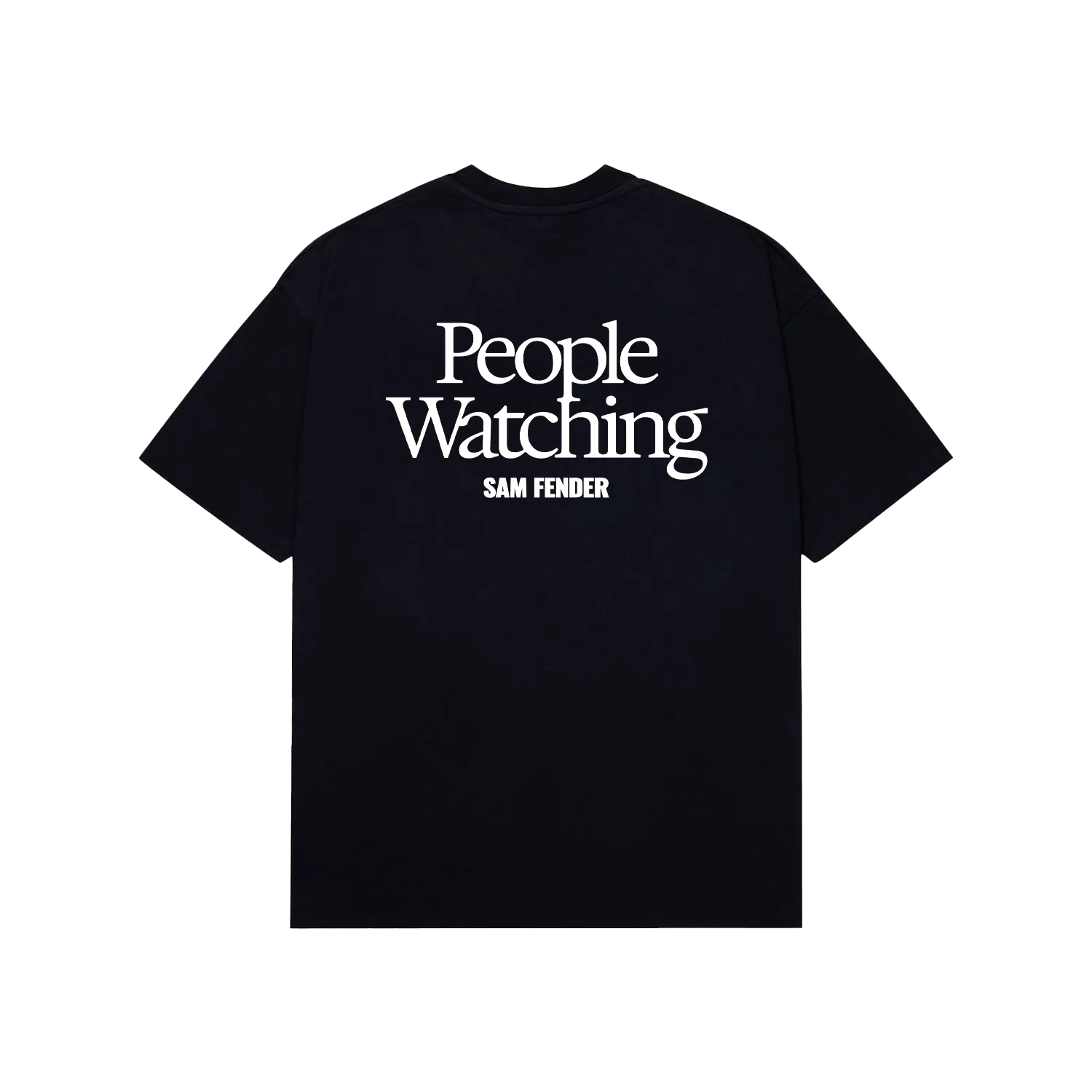 Tracklist t-shirt nera classica stampa fronte retro S-XXL